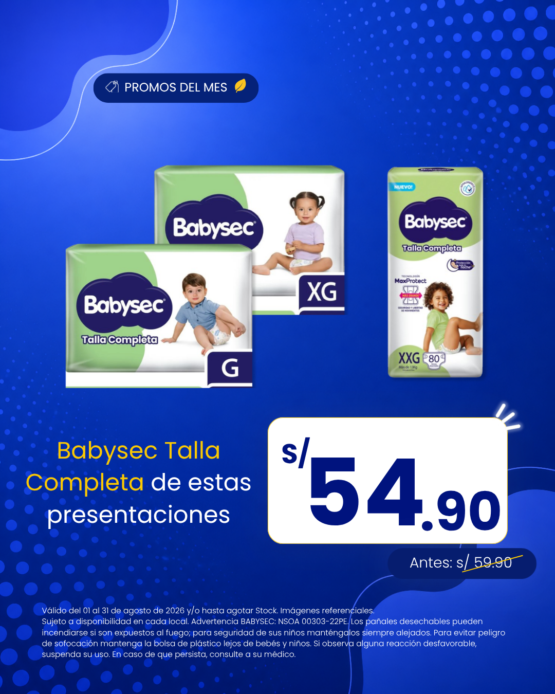 Babysec talla completa